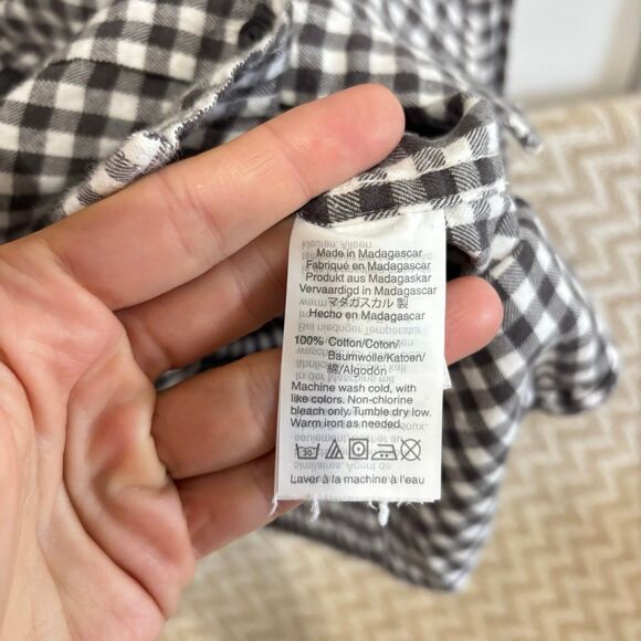 J.Crew Classic Fit Boy Shirt in Mini Buffalo Check H2132 - Picture 8 of 9